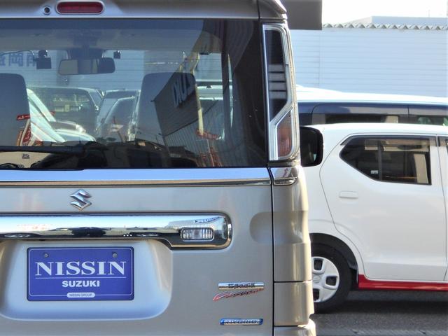 スペーシアカスタム カスタム　ＨＹＢＲＩＤ　ＸＳターボ　４ＷＤ　８インチナビ　バックカメラ　両側電動スライドドア　プッシュスタート　両席シートヒーター　オートエアコン　オートライト　ＥＴＣ　前方ドライブレコーダー　衝突被害軽減システム　アイドリングストップ　横滑り防止機能（45枚目）