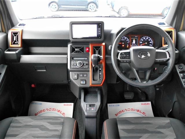 タフト Ｇ　４ＷＤ　パノラマモニター　純正フルセグナビ　Ｂｌｕｅｔｏｏｔｈ対応　プッシュスタート　両席シートヒーター　オートエアコン　オートライト　ＥＴＣ　前方ドライブレコーダー　衝突被害軽減システム　アイドリングストップ　横滑り防止機能　盗難防止システム（5枚目）