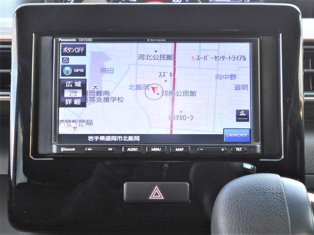 ワゴンRカスタムZ HYBRID ZX 4WD ワンセグナビ Bluetooth対応 プッシュスタート シートヒーター オートエアコン オートライト 衝突被害軽減システム アイドリングストップ 横滑り防止機能 盗難防止システム アダプティブクルーズコントロール(7枚目)