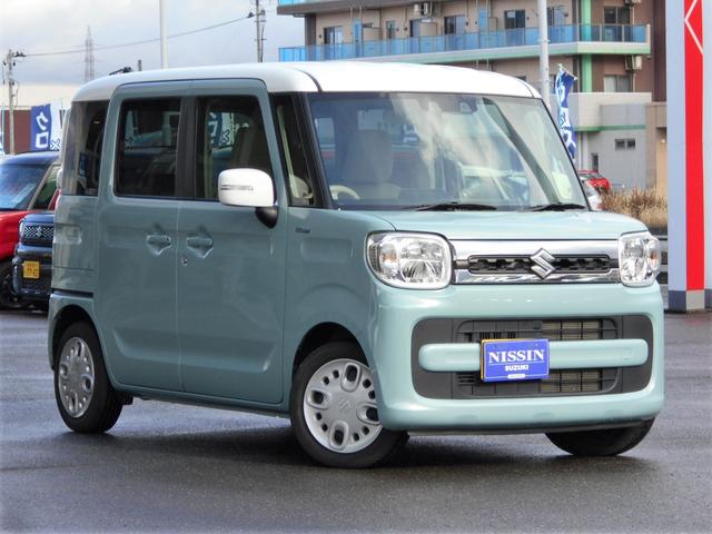 スペーシア ハイブリッドX 2WD CDオーディオ 両側電動スライドドア プッシュスタート 運転席シートヒーター オートエアコン オートライト 衝突被害軽減システム アイドリングストップ 横滑り防止機能 盗難防止システム アダプティブクルーズコントロール(34枚目)