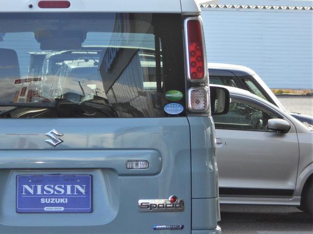 スペーシア ハイブリッドX 2WD CDオーディオ 両側電動スライドドア プッシュスタート 運転席シートヒーター オートエアコン オートライト 衝突被害軽減システム アイドリングストップ 横滑り防止機能 盗難防止システム アダプティブクルーズコントロール(39枚目)