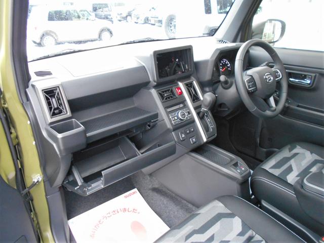 タフト Ｇターボ　クロムベンチャー　４ＷＤ　衝突被害軽減ブレーキ　プッシュスタート　両席シートヒーター　オートエアコン　オートライト　アイドリングストップ　横滑り防止機能　盗難防止システム　アダプティブクルーズコントロール　ガラスルーフ（32枚目）