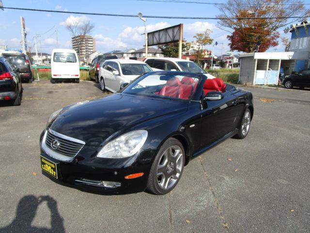 SC SC430 赤革シート マークレビンソン クルーズコントロール 電動オープン シートヒーター 純正ナビ パワーシート 18インチアルミ HIDライト(2枚目)