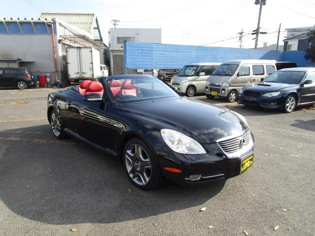 SC SC430 赤革シート マークレビンソン クルーズコントロール 電動オープン シートヒーター 純正ナビ パワーシート 18インチアルミ HIDライト(4枚目)