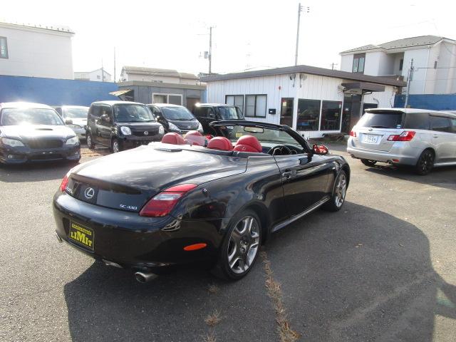 SC SC430 赤革シート マークレビンソン クルーズコントロール 電動オープン シートヒーター 純正ナビ パワーシート 18インチアルミ HIDライト(8枚目)