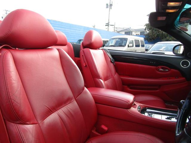 SC SC430 赤革シート マークレビンソン クルーズコントロール 電動オープン シートヒーター 純正ナビ パワーシート 18インチアルミ HIDライト(10枚目)