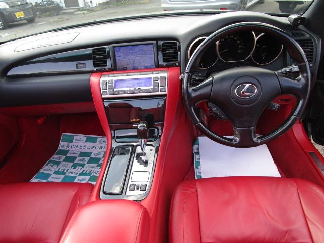 SC SC430 赤革シート マークレビンソン クルーズコントロール 電動オープン シートヒーター 純正ナビ パワーシート 18インチアルミ HIDライト(11枚目)