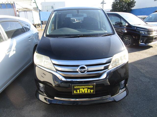 セレナ ハイウェイスター　Ｓ－ハイブリッド　ハイブリッド車　両側パワースライドドア　ナビフルセグＴＶ　Ｂｌｕｅｔｏｏｔｈ　バックカメラ　プッシュスタート　スマートキー　クルーズコントロール　オートライト　キセノン　ＥＴＣ　フォグ　純正エアロ（2枚目）