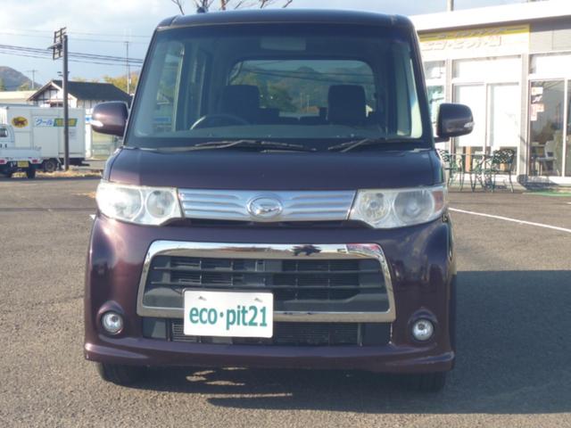 タント カスタムＸスペシャル　左パワースラードドア　オートエアコン　ナビ　フルセグテレビ　バックカメラ　ＥＴＣ　スマートキー　アイドリングストップ　１４インチアルミホイール　エンジンスターター　ＡＢＳ（2枚目）