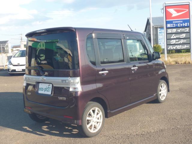 タント カスタムＸスペシャル　左パワースラードドア　オートエアコン　ナビ　フルセグテレビ　バックカメラ　ＥＴＣ　スマートキー　アイドリングストップ　１４インチアルミホイール　エンジンスターター　ＡＢＳ（4枚目）