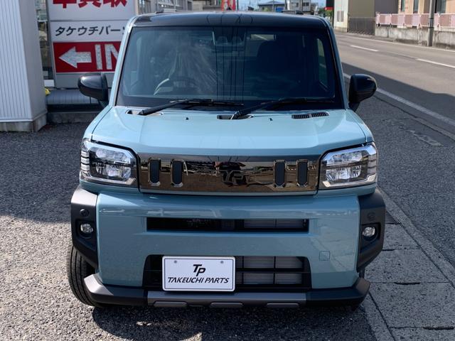 タフト Ｇターボ　ダーククロムベンチャー　届出済未使用車　スマートアシスト　４ＷＤ　バックカメラ　ＨＤＭＩ端子　ＵＳＢ端子　シートヒーター　ＬＥＤヘッドライト・フォグランプ　プッシュスタート　純正ホイール（3枚目）