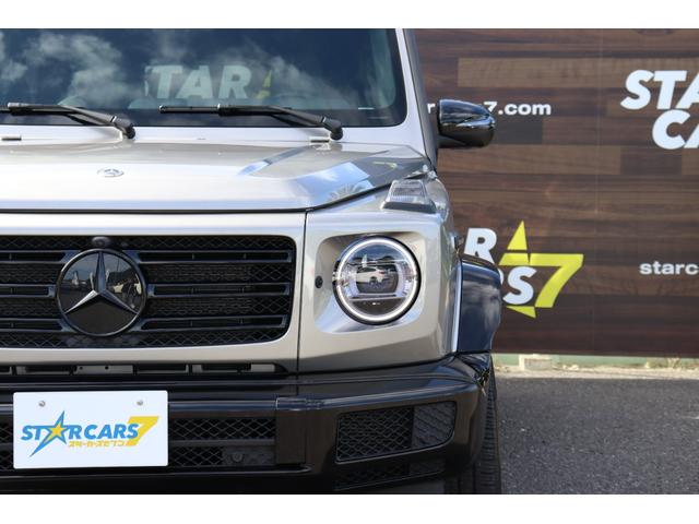Ｇクラス Ｇ４００ｄ　ＡＭＧライン　Ｇマヌファクトゥーアプログラム　ＡＭＧラインパッケージ　ラグジュアリーパッケージ　１オーナー車　左ハンドル　チタニウムグレーインテリア　純正ドライブレコーダー　ラッピング　ホイールカスタムペイント施工（3枚目）