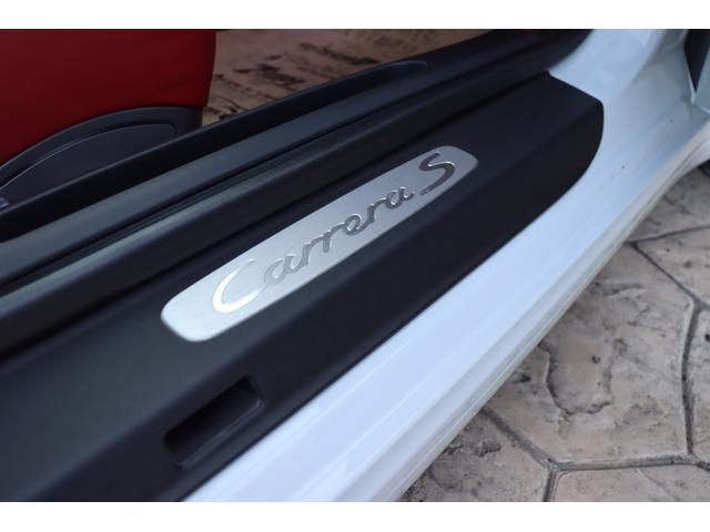 ９１１ ９１１カレラＳ　スポーツクロノＰＫＧ／スポーツステアリング／サンルーフ正規Ｄ車／左Ｈ／レッドレザーインテリア／Ｐｏｗｅｒ　Ｃｒａｆｔ可変バルブマフラー／ＡＤＶ１　２１インチアルミホイール／（43枚目）