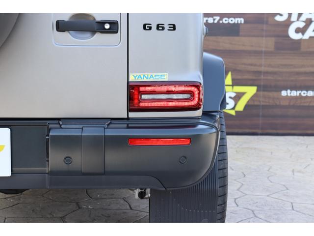 Ｇクラス Ｇ６３　２０ｔｈＡｎｎｉｖｅｒｓａｒｙ／国内１００台限定特別仕様車／左ハンドル／ナイトＰＫＧ／スライディングルーフ／Ｂｕｒｍｅｓｔｅｒサウンド／ＢＲＡＢＵＳマフラー／Ｈｙｐｅｒ　ｆｏｒｇｅｄ２４インチアルミ／（26枚目）