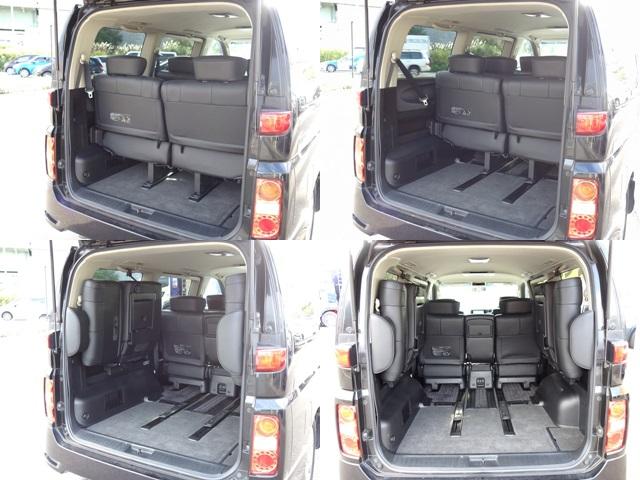 250ハイウェイスター ブラックレザーED 4WD 左電動スライドドア HDDナビ フルセグTV バックカメラ サイドカメラ 運転席パワーシート 運転席・助手席シートヒーター インテリキーの イモビライザーHID フォグランプ ETC(14枚目)