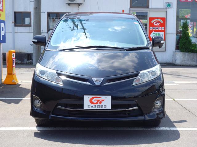 エスティマ ２．４アエラス　Ｇエディション　４ＷＤ　両側電動スライドドア　バックカメラ　純正ＨＤＤナビ　フルセグＴＶ　ＣＤ／ＤＶＤ再生　ステアリングスイッチ　クルーズコントロール　切替式４ＷＤ　ＥＴＣ　スマートキー　ＨＩＤヘッドライト　フォグランプ（3枚目）