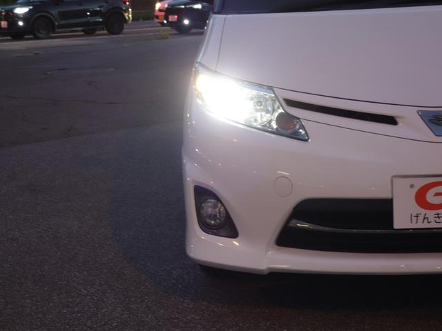 エスティマ 2.4アエラス Gエディション 4WD 両側電動スライドドア バックカメラ 純正HDDナビ フルセグTV CD/DVD再生 ステアリングスイッチ クルーズコントロール MTモード付 切替式4WD ETC スマートキー HID フォグランプ(38枚目)