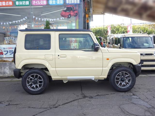 ジムニー XC 4WD 軽自動車 SUV 届出済未使用車 横滑り防止 シートヒーター アイドリングストップ クルーズコントロール クリアランスソナー スマートキー LEDヘッドライト・フォグランプ スズキセーフティサポート(5枚目)