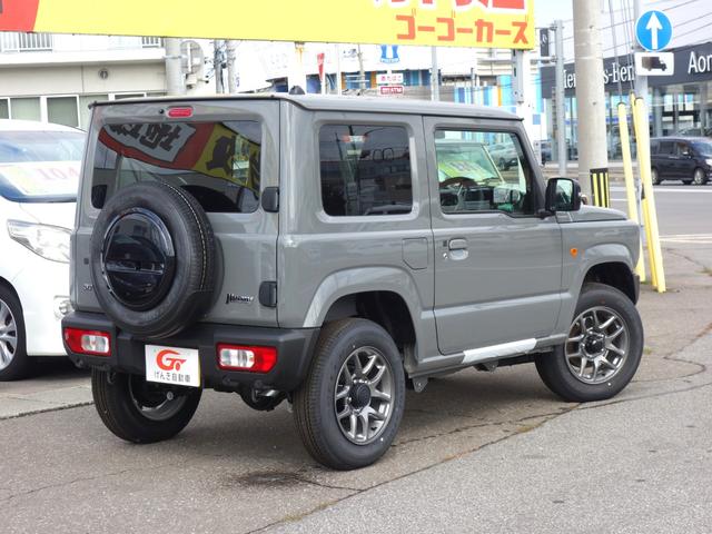 ジムニー XC 4WD 軽自動車 SUV  届出済未使用車 横滑り防止装置 シートヒーター アイドリングストップ クルーズコントロール クリアランスソナー スマートキー ミラーヒーター LEDヘッドライト・フォグランプ(2枚目)