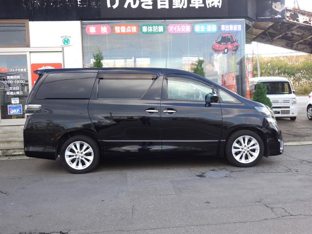 ヴェルファイア 2.4Z プラチナムセレクション 4WD 横滑り防止装置 両側電動スライドドア バックカメラ 社外HDDナビ フルセグTV CD/DVD 後席フリップダウンモニター クリアランスソナー スマートキー ETC HIDヘッドライト フォグランプ(5枚目)