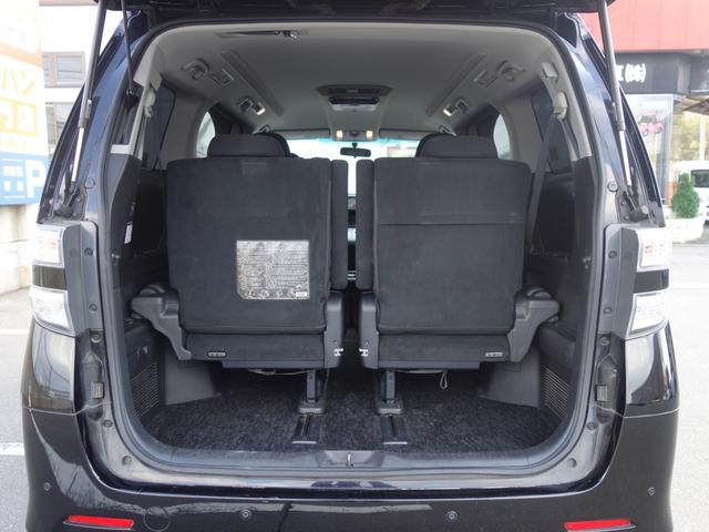 ヴェルファイア 2.4Z プラチナムセレクション 4WD 横滑り防止装置 両側電動スライドドア バックカメラ 社外HDDナビ フルセグTV CD/DVD 後席フリップダウンモニター クリアランスソナー スマートキー ETC HIDヘッドライト フォグランプ(34枚目)