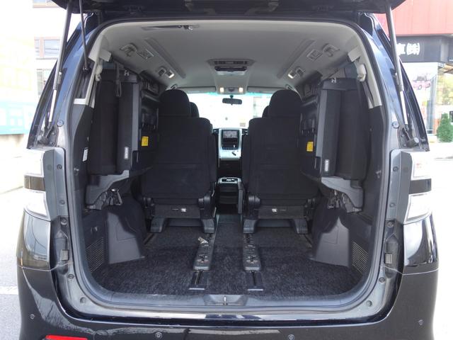 ヴェルファイア 2.4Z プラチナムセレクション 4WD 横滑り防止装置 両側電動スライドドア バックカメラ 社外HDDナビ フルセグTV CD/DVD 後席フリップダウンモニター クリアランスソナー スマートキー ETC HIDヘッドライト フォグランプ(35枚目)