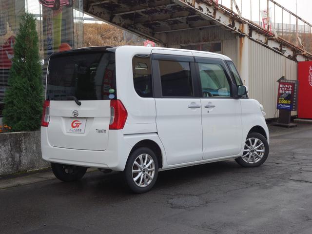 タント Ｘ　４ＷＤ　軽自動車　横滑り防止　シートヒーター（運転席）　左側電動スライドドア　社外メモリーナビ　フルセグＴＶ　ＣＤ／ＤＶＤ　アイドリングストップ　スマートキー　社外エンジンスターター　社外ドライブレコーダー（2枚目）