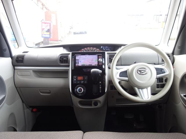 タント Ｘ　４ＷＤ　軽自動車　横滑り防止　シートヒーター（運転席）　左側電動スライドドア　社外メモリーナビ　フルセグＴＶ　ＣＤ／ＤＶＤ　アイドリングストップ　スマートキー　社外エンジンスターター　社外ドライブレコーダー（12枚目）