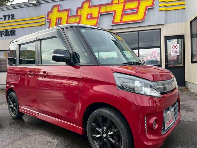 スペーシアカスタム XSリミテッド 両側パワースライドドア ナビ フルセグ TV DVD Bluetooth エンジンスターター シートヒーター スマートキー HID フォグ アイドリングストップ(40枚目)