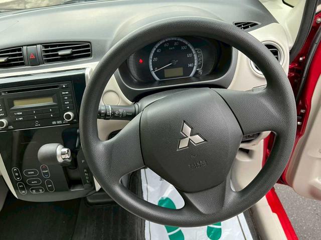 ｅＫワゴン Ｍ　インパネＣＶＴ　アイドリングストップ　衝突被害軽減ブレーキ　シートヒーター　社外アルミ　オートエアコン　ＡＵＸ　ＣＤ（8枚目）