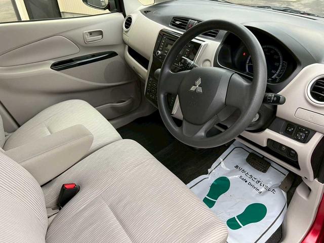 ｅＫワゴン Ｍ　インパネＣＶＴ　アイドリングストップ　衝突被害軽減ブレーキ　シートヒーター　社外アルミ　オートエアコン　ＡＵＸ　ＣＤ（16枚目）