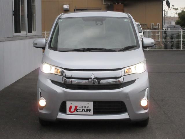 ｅＫカスタム Ｇ　ｅ－アシスト　４ＷＤ　当社整備歴車　純正ナビ　バックカメラ　シートヒーター　スマートキー　衝突被害軽減ブレーキ　ＨＩＤヘッドライト　フォグランプ（8枚目）