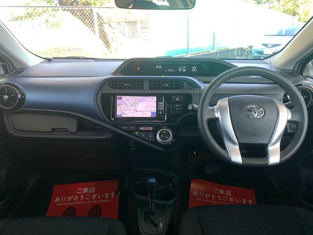 アクア Ｓ　中期型　３年保証付き　仙台市青葉区　禁煙車　外ワイドナビ＆地デジ＆バックカメラ　Ｂｌｕｅｔｏｏｔｈ　外１５インチアルミ　プッシュスタート＆スマートキー　横滑り防止　３年保証付き　仙台市青葉区（3枚目）