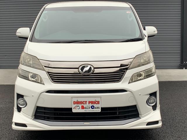 ヴェルファイア ２．４Ｚ　ＴＲＤフロントエアロ　モデリスタ１９インチ　２０後期型　アルパインナビ＆地デジ＆Ｂカメラ　リアフイリップダウンモニター　両側電動スライドドア　クルーズコントロール　キセノンライト　スマートキー　７人乗り　前後ドラレコ（2枚目）