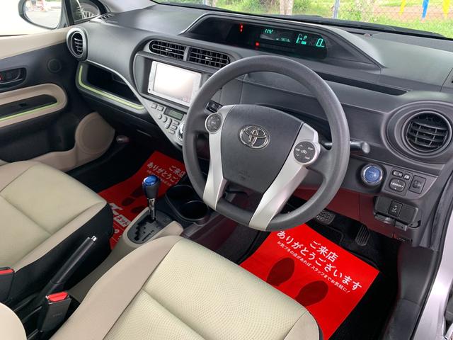 アクア Ｓ　スマートエントリーＰＫＧ　禁煙車　走行５万キロ台　純正ナビ＆地デジ＆バックカメラ　プッシュスタート＆スマートキー　ＥＴＣ　ステアリングスイッチ（36枚目）