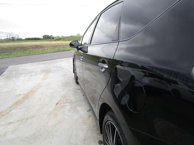 プリウスアルファ Ｇ　チューン　ブラック　モデリスタエアロ　モデリスタマフラー　アルパイン９インチナビ　バックカメラ　社外アルミ　クルーズコントロール　ＥＴＣ　プッシュスタート　スマートキー（41枚目）