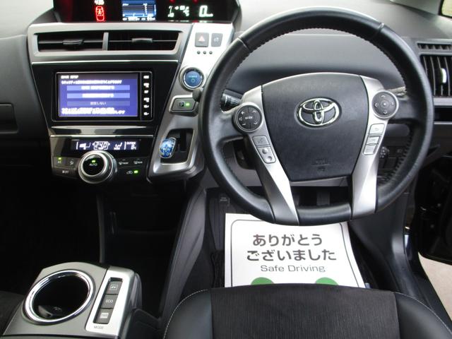 プリウスアルファ Ｇ　オートクルーズコントロール　ナビＴＶ　バックカメラ　　ＥＴＣ　レーンキープアシスト　オートマチックハイビーム　プッシュスタート　スマートキー　スペアキー付き（11枚目）