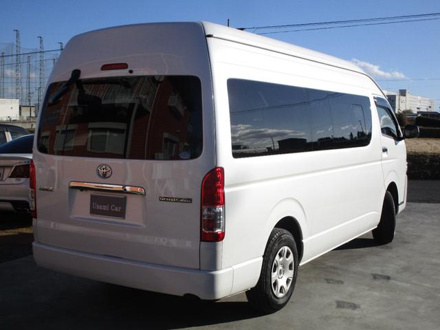 ハイエースワゴン グランドキャビン 4WD 純正ナビTV Bluetooth バックカメラ 左側パワースライドドア 前後ドライブレコーダー ETC 横滑り防止装置 10人乗り リアフォグ 純正ドアバイザー(3枚目)