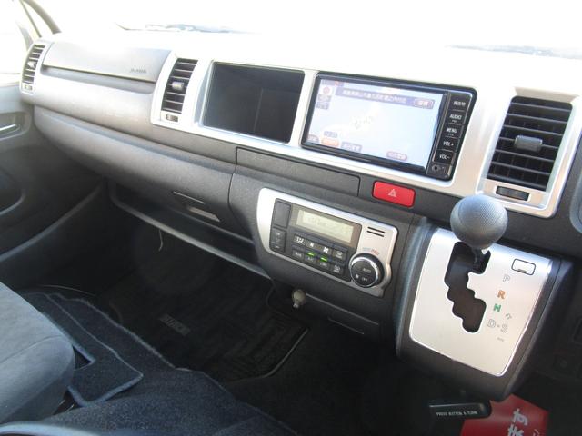 ハイエースワゴン グランドキャビン 4WD 純正ナビTV Bluetooth バックカメラ 左側パワースライドドア 前後ドライブレコーダー ETC 横滑り防止装置 10人乗り リアフォグ 純正ドアバイザー(10枚目)