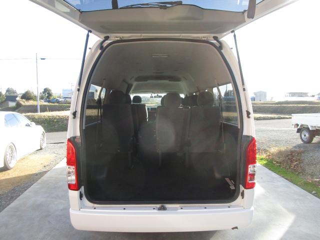 ハイエースワゴン グランドキャビン 4WD 純正ナビTV Bluetooth バックカメラ 左側パワースライドドア 前後ドライブレコーダー ETC 横滑り防止装置 10人乗り リアフォグ 純正ドアバイザー(23枚目)