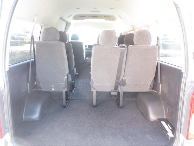 ハイエースワゴン グランドキャビン 4WD 純正ナビTV Bluetooth バックカメラ 左側パワースライドドア 前後ドライブレコーダー ETC 横滑り防止装置 10人乗り リアフォグ 純正ドアバイザー(24枚目)