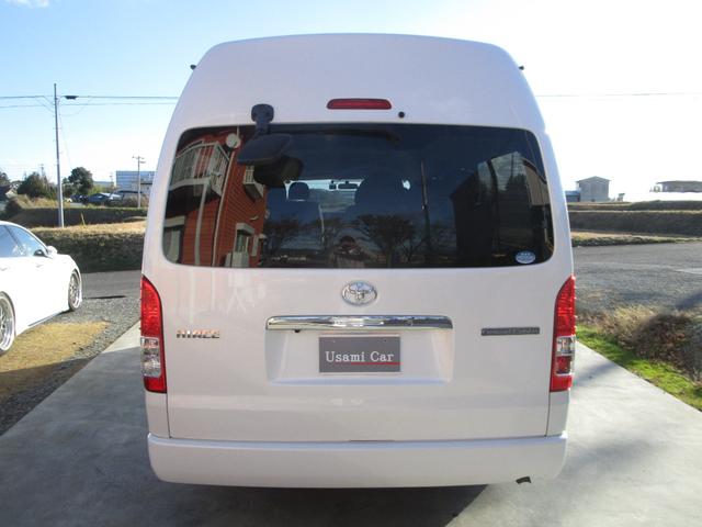 ハイエースワゴン グランドキャビン 4WD 純正ナビTV Bluetooth バックカメラ 左側パワースライドドア 前後ドライブレコーダー ETC 横滑り防止装置 10人乗り リアフォグ 純正ドアバイザー(38枚目)