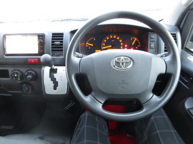 ハイエースバン ロングDX GLパッケージ 4WD ディーゼル 純正ナビTV バックカメラ ETC ベッドキット ルーフラック付き キーレス(6枚目)