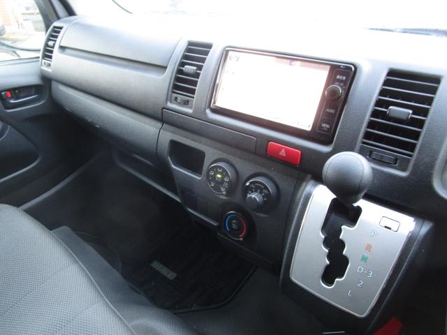 ハイエースバン ロングDX GLパッケージ 4WD ディーゼル 純正ナビTV バックカメラ ETC ベッドキット ルーフラック付き キーレス(8枚目)