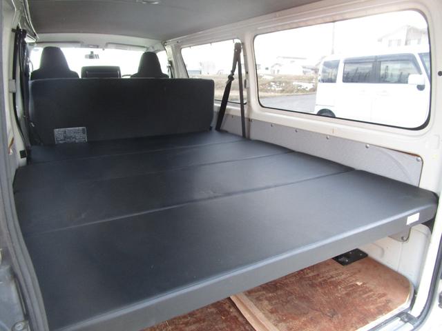 ハイエースバン ロングDX GLパッケージ 4WD ディーゼル 純正ナビTV バックカメラ ETC ベッドキット ルーフラック付き キーレス(20枚目)