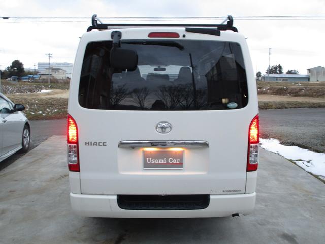 ハイエースバン ロングDX GLパッケージ 4WD ディーゼル 純正ナビTV バックカメラ ETC ベッドキット ルーフラック付き キーレス(30枚目)