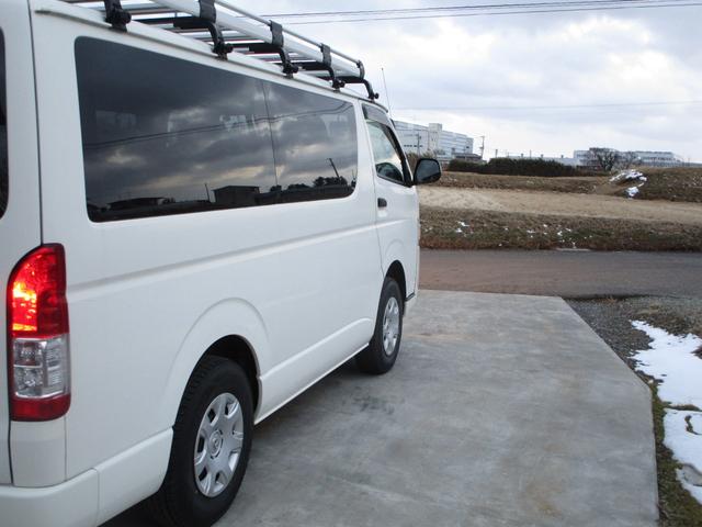 ハイエースバン ロングDX GLパッケージ 4WD ディーゼル 純正ナビTV バックカメラ ETC ベッドキット ルーフラック付き キーレス(33枚目)
