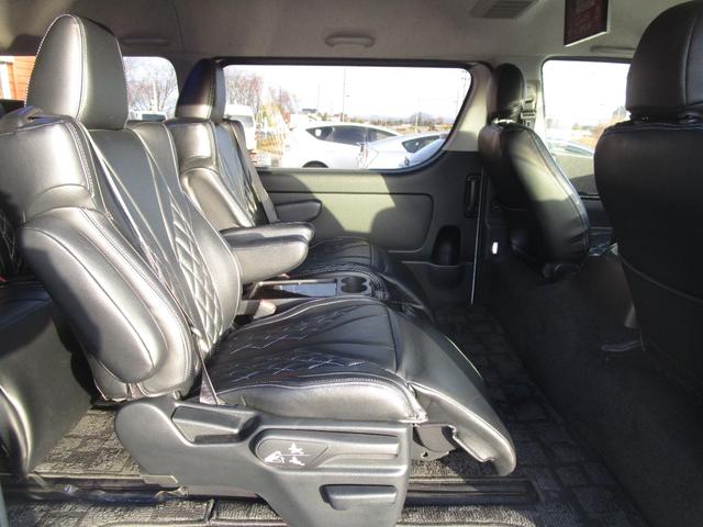 ハイエースワゴン GL ファインテックツアラー 4WD Pスタート 10人乗り ナビTV Bカメラ ETC ドラレコ BARBERO17インチアルミ 両側パワースライドドア フリップダウンモニター オットマンシート(33枚目)