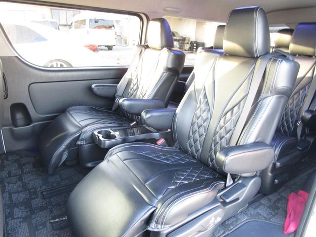 ハイエースワゴン GL ファインテックツアラー 4WD Pスタート 10人乗り ナビTV Bカメラ ETC ドラレコ BARBERO17インチアルミ 両側パワースライドドア フリップダウンモニター オットマンシート(44枚目)