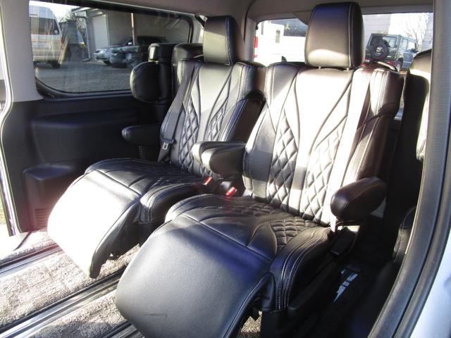 ハイエースワゴン GL ファインテックツアラー 4WD Pスタート 10人乗り ナビTV Bカメラ ETC ドラレコ BARBERO17インチアルミ 両側パワースライドドア フリップダウンモニター オットマンシート(45枚目)